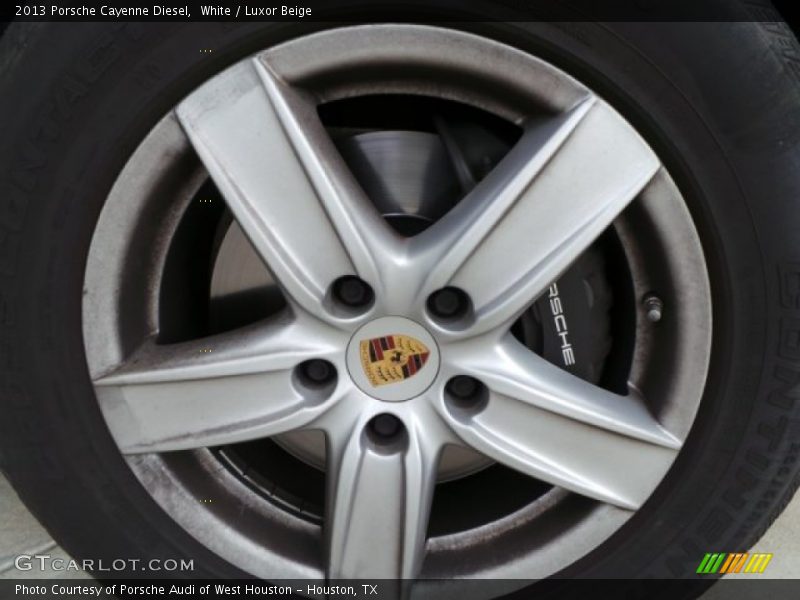 White / Luxor Beige 2013 Porsche Cayenne Diesel