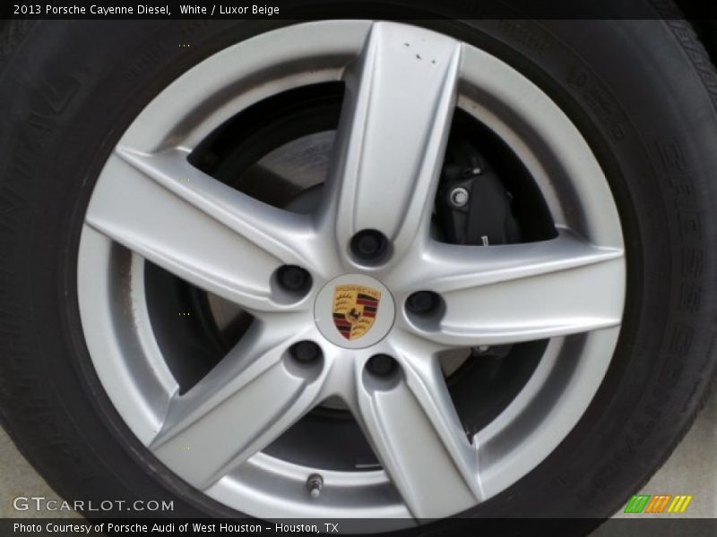 White / Luxor Beige 2013 Porsche Cayenne Diesel