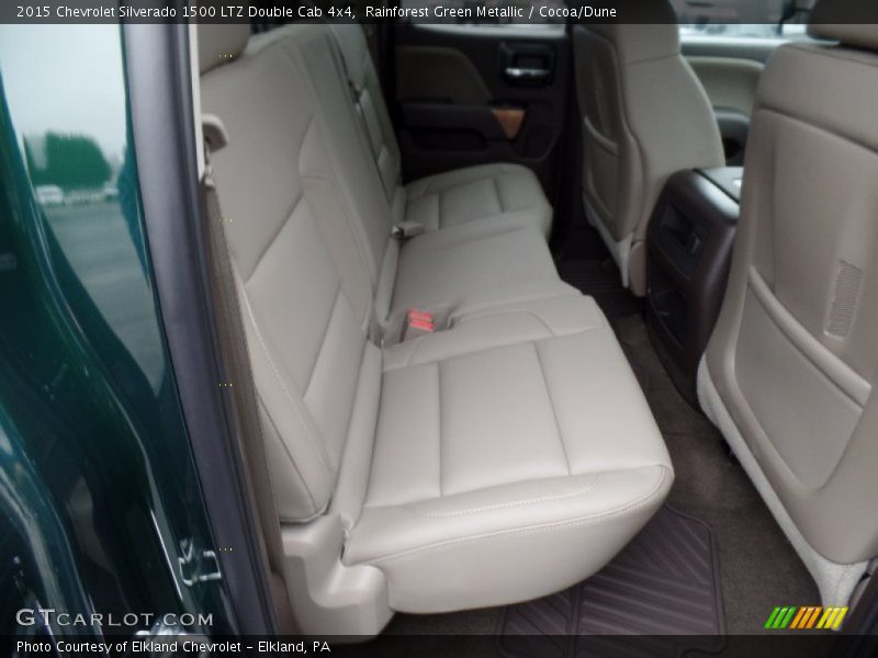 Rear Seat of 2015 Silverado 1500 LTZ Double Cab 4x4