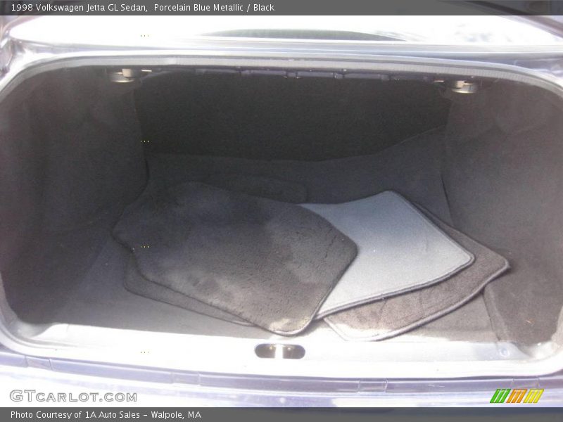 Porcelain Blue Metallic / Black 1998 Volkswagen Jetta GL Sedan