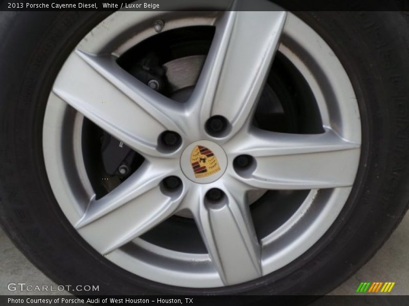 White / Luxor Beige 2013 Porsche Cayenne Diesel