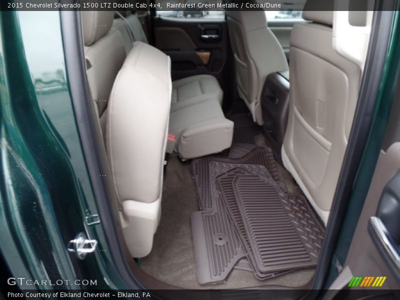 Rear Seat of 2015 Silverado 1500 LTZ Double Cab 4x4