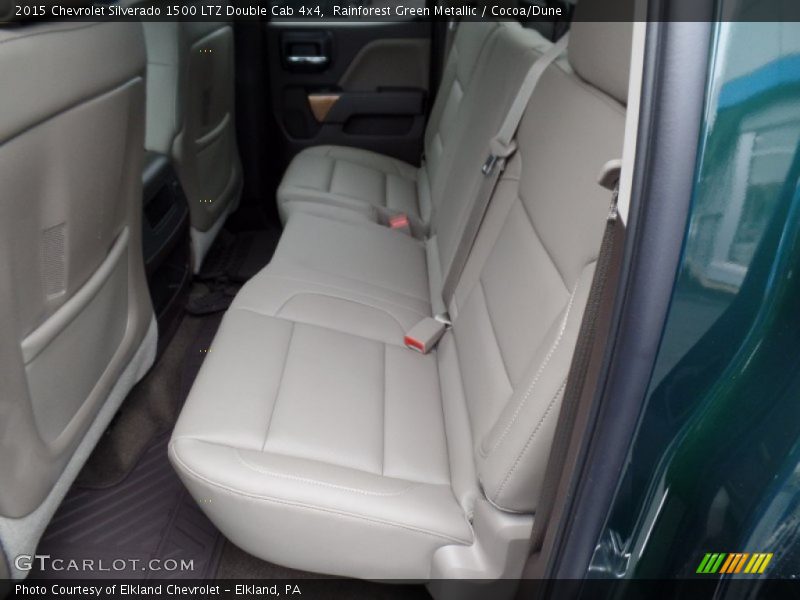Rear Seat of 2015 Silverado 1500 LTZ Double Cab 4x4