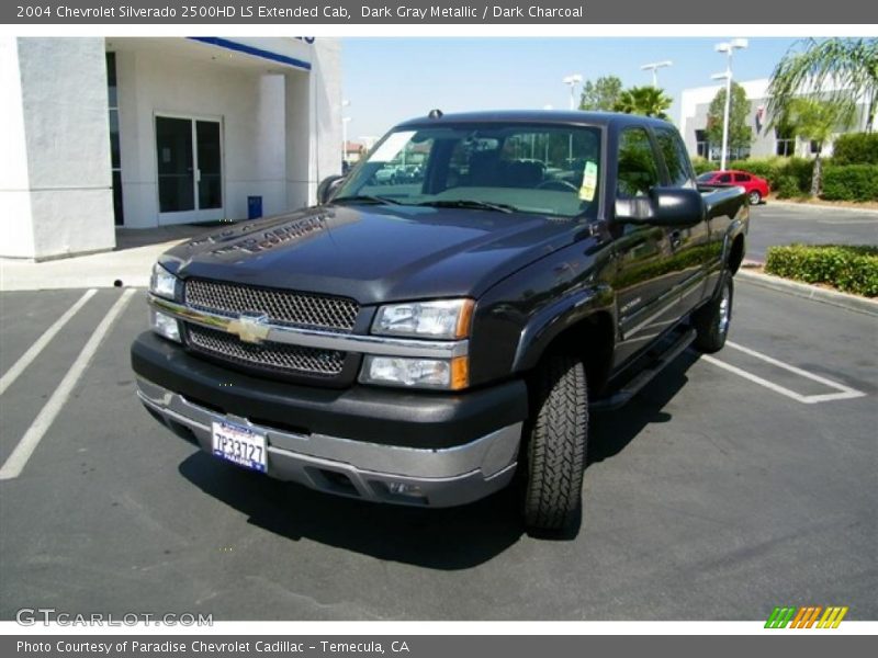 Dark Gray Metallic / Dark Charcoal 2004 Chevrolet Silverado 2500HD LS Extended Cab