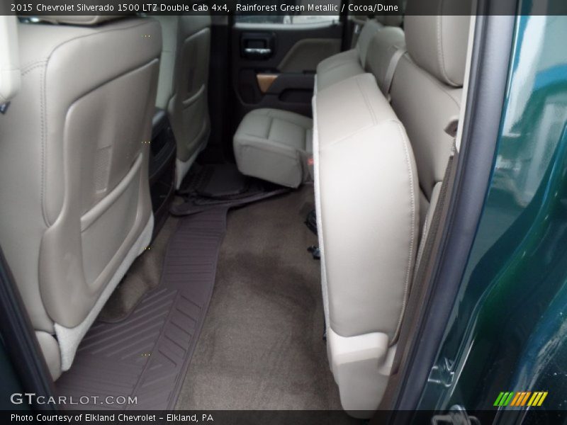 Rear Seat of 2015 Silverado 1500 LTZ Double Cab 4x4