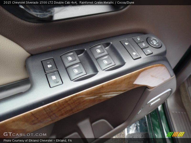 Controls of 2015 Silverado 1500 LTZ Double Cab 4x4