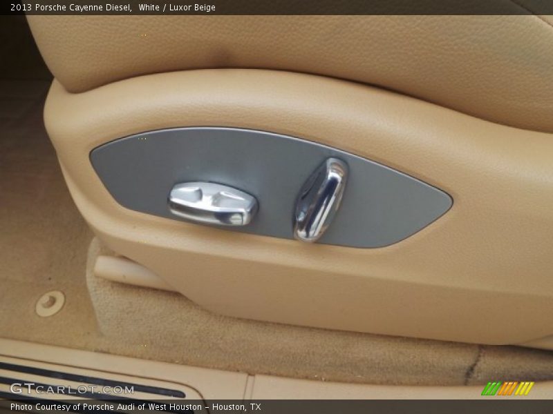 White / Luxor Beige 2013 Porsche Cayenne Diesel