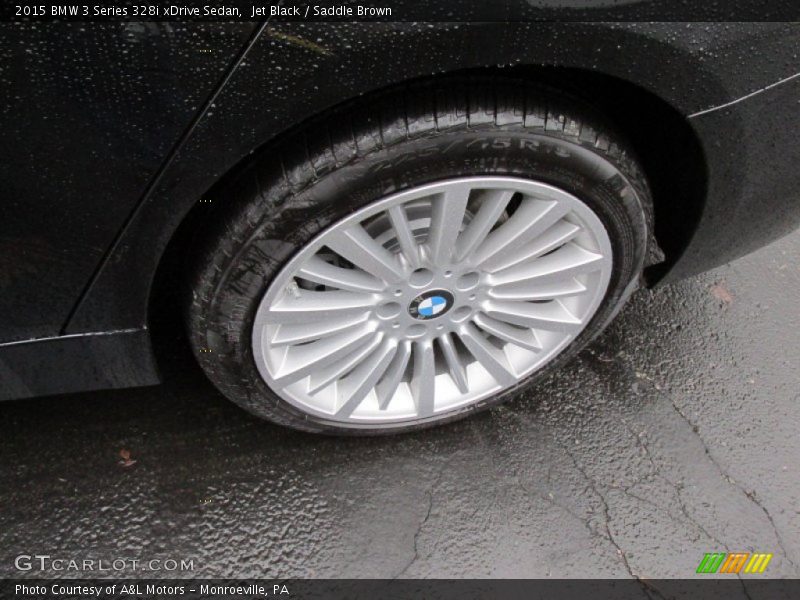 Jet Black / Saddle Brown 2015 BMW 3 Series 328i xDrive Sedan
