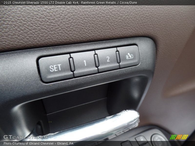 Controls of 2015 Silverado 1500 LTZ Double Cab 4x4