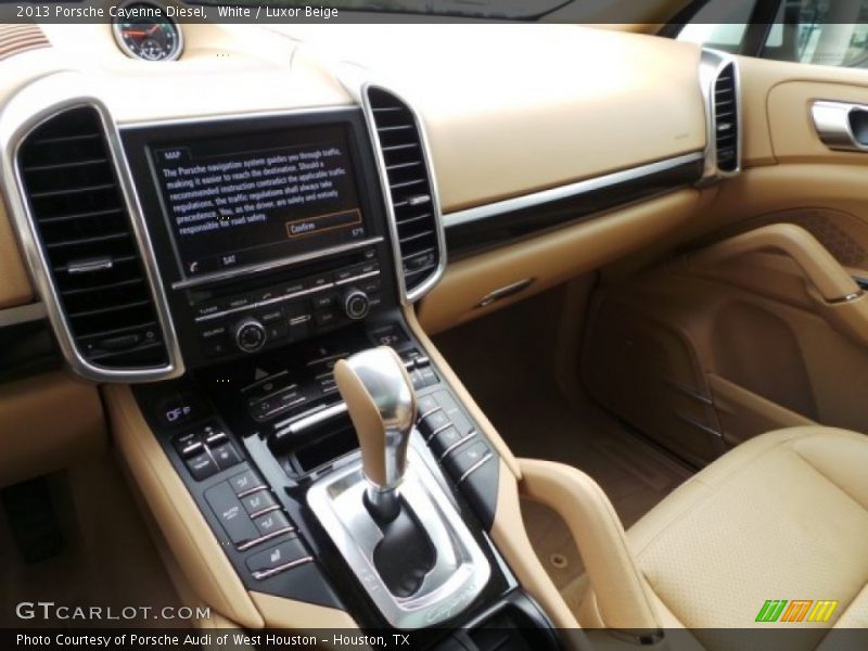 White / Luxor Beige 2013 Porsche Cayenne Diesel