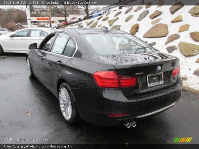 Jet Black / Saddle Brown 2015 BMW 3 Series 328i xDrive Sedan