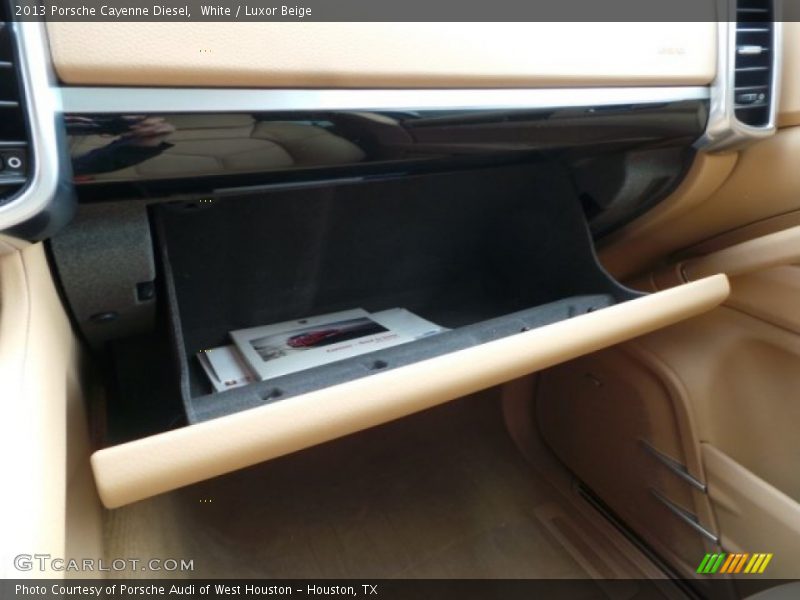 White / Luxor Beige 2013 Porsche Cayenne Diesel