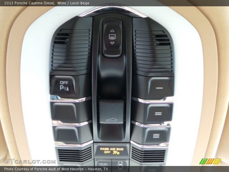White / Luxor Beige 2013 Porsche Cayenne Diesel