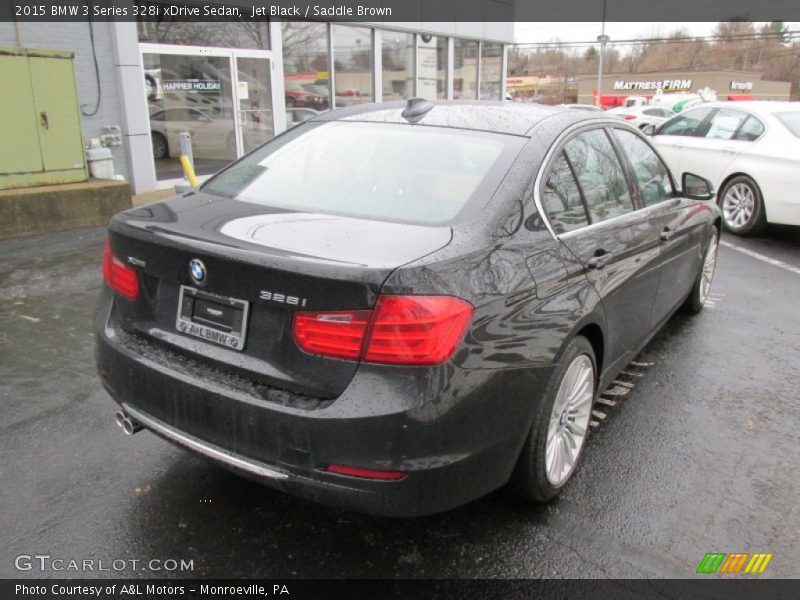 Jet Black / Saddle Brown 2015 BMW 3 Series 328i xDrive Sedan