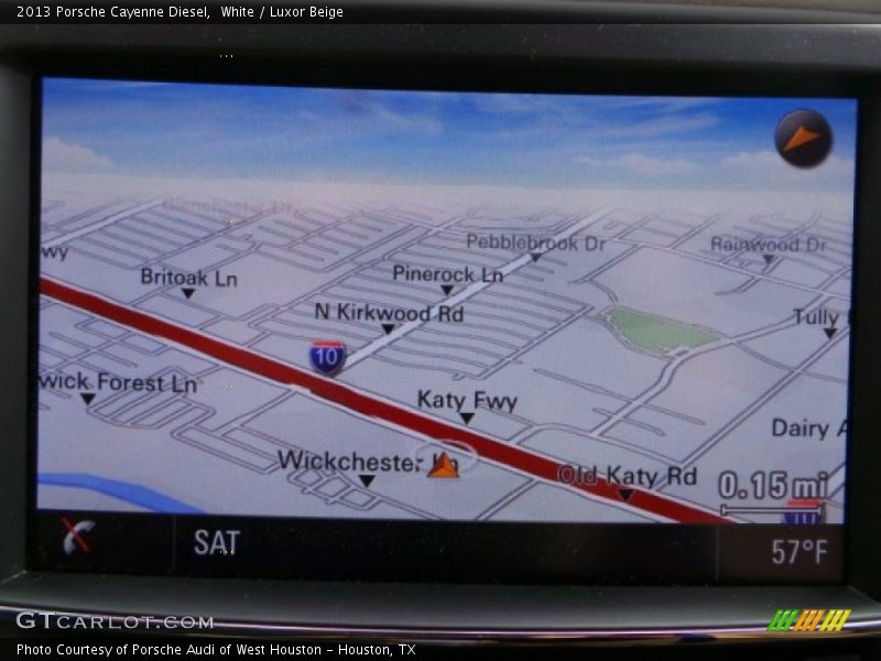 White / Luxor Beige 2013 Porsche Cayenne Diesel