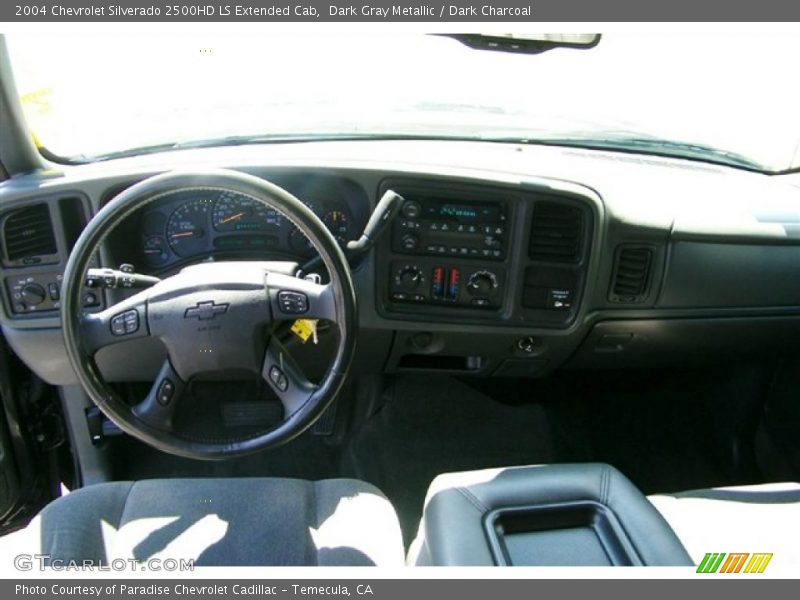Dark Gray Metallic / Dark Charcoal 2004 Chevrolet Silverado 2500HD LS Extended Cab