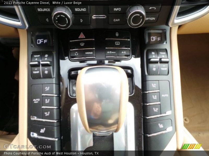 White / Luxor Beige 2013 Porsche Cayenne Diesel