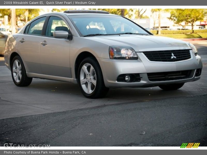 Quick Silver Pearl / Medium Gray 2009 Mitsubishi Galant ES