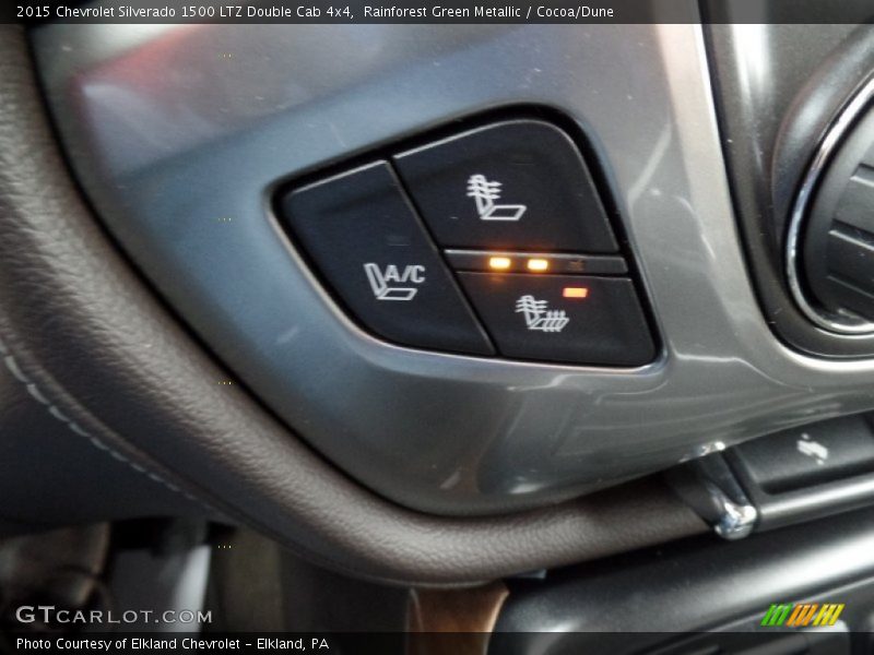 Controls of 2015 Silverado 1500 LTZ Double Cab 4x4