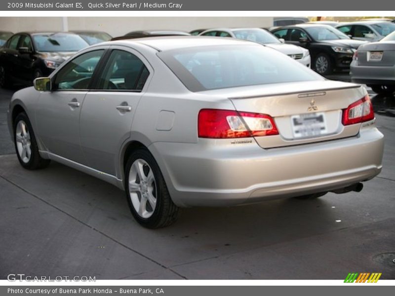 Quick Silver Pearl / Medium Gray 2009 Mitsubishi Galant ES