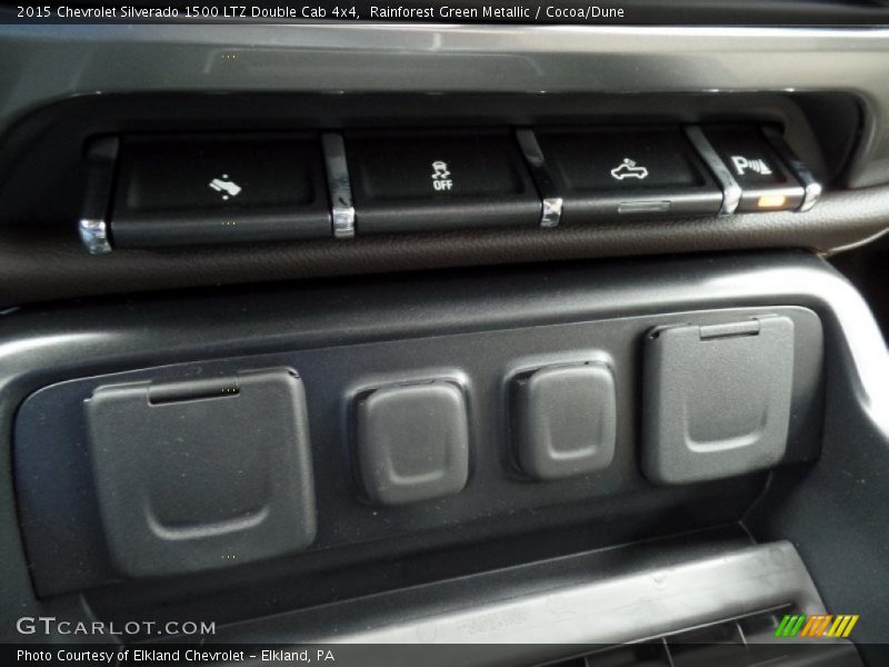 Controls of 2015 Silverado 1500 LTZ Double Cab 4x4