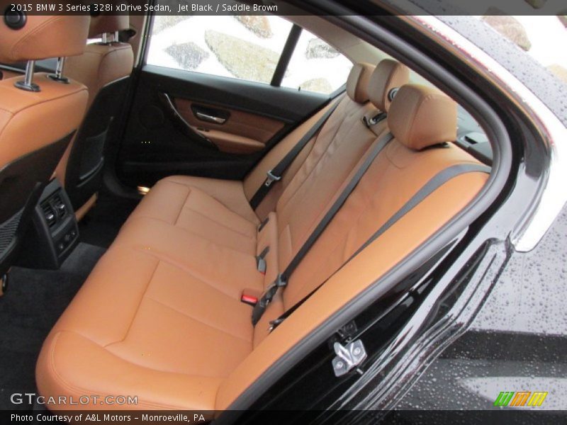 Rear Seat of 2015 3 Series 328i xDrive Sedan