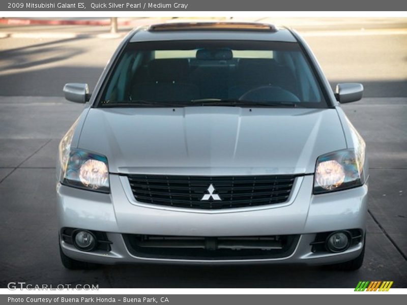 Quick Silver Pearl / Medium Gray 2009 Mitsubishi Galant ES