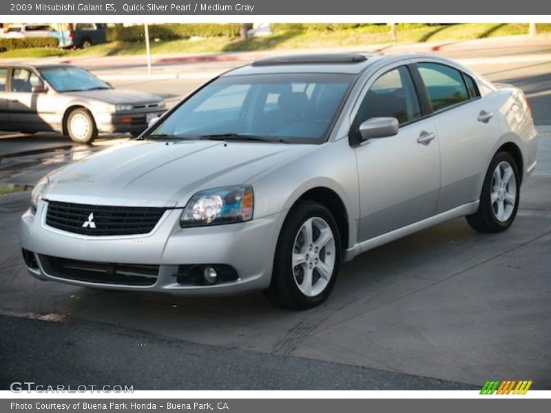 Quick Silver Pearl / Medium Gray 2009 Mitsubishi Galant ES