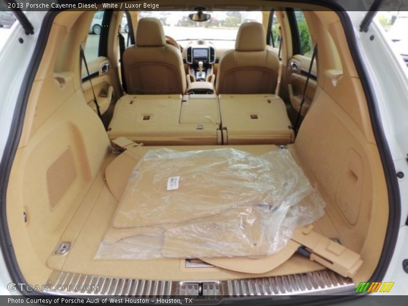 White / Luxor Beige 2013 Porsche Cayenne Diesel