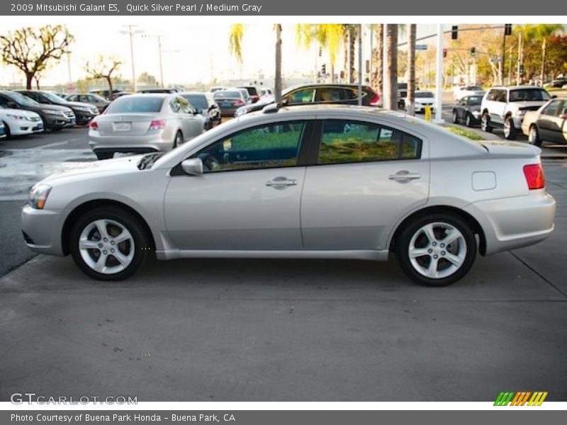 Quick Silver Pearl / Medium Gray 2009 Mitsubishi Galant ES