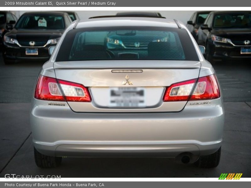 Quick Silver Pearl / Medium Gray 2009 Mitsubishi Galant ES