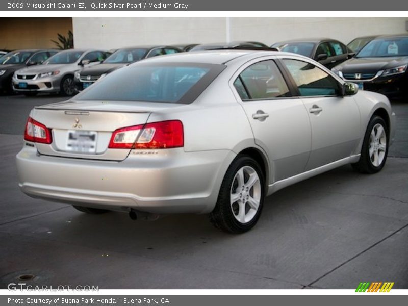 Quick Silver Pearl / Medium Gray 2009 Mitsubishi Galant ES