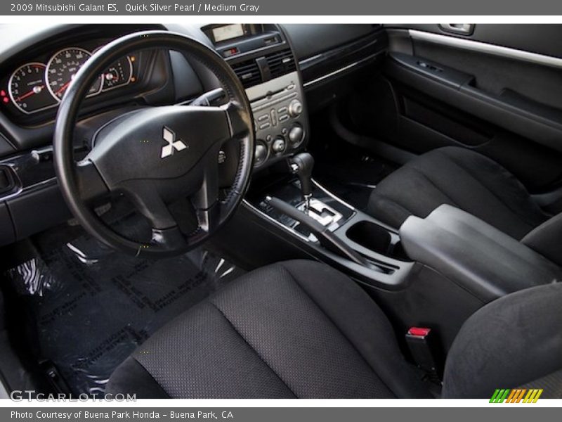 Quick Silver Pearl / Medium Gray 2009 Mitsubishi Galant ES