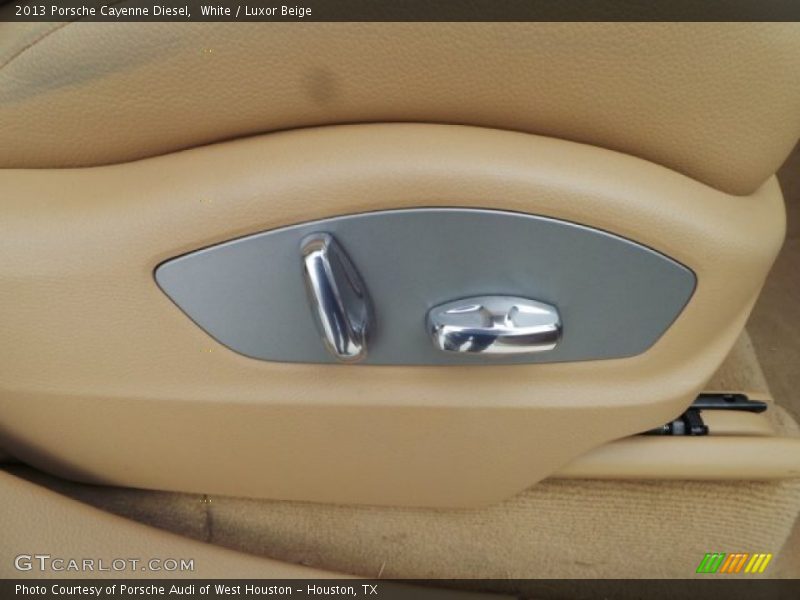 White / Luxor Beige 2013 Porsche Cayenne Diesel
