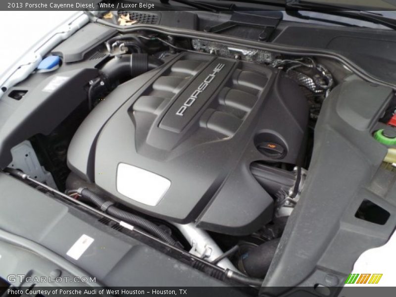 White / Luxor Beige 2013 Porsche Cayenne Diesel