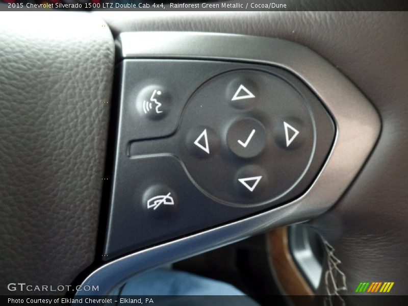 Controls of 2015 Silverado 1500 LTZ Double Cab 4x4