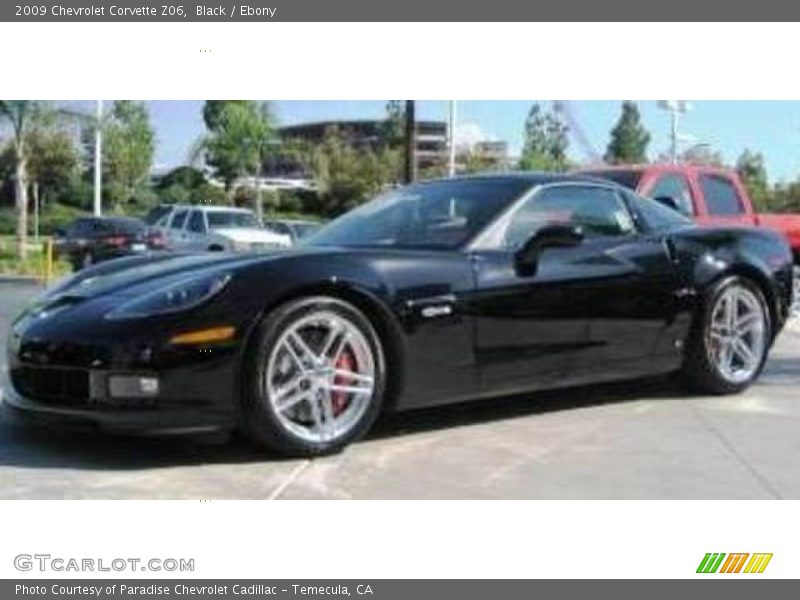 Black / Ebony 2009 Chevrolet Corvette Z06
