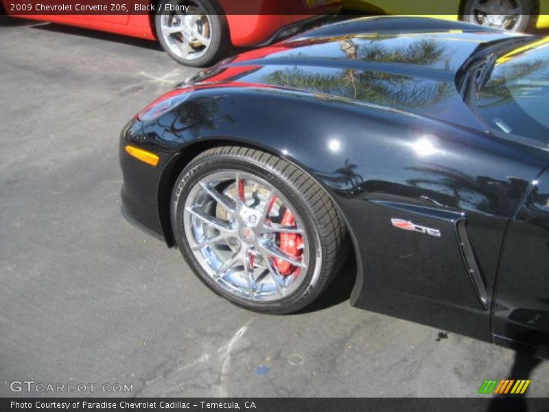 Black / Ebony 2009 Chevrolet Corvette Z06