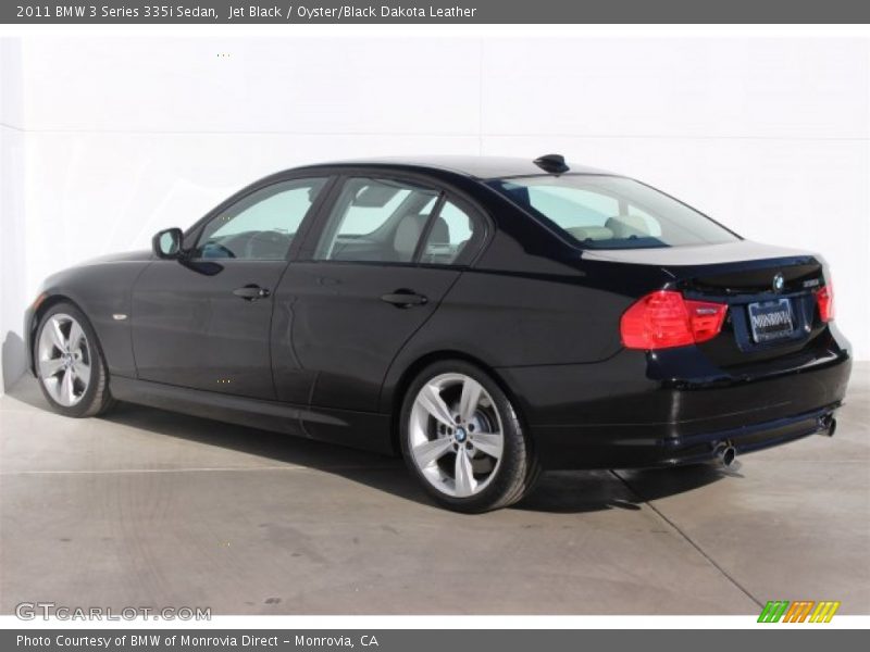 Jet Black / Oyster/Black Dakota Leather 2011 BMW 3 Series 335i Sedan