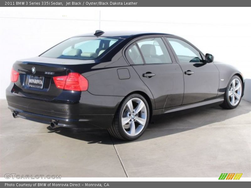 Jet Black / Oyster/Black Dakota Leather 2011 BMW 3 Series 335i Sedan