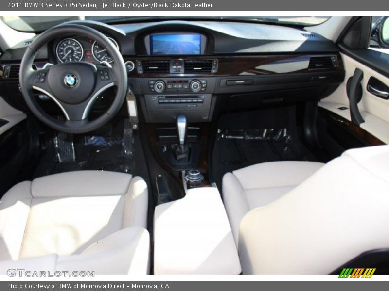 Jet Black / Oyster/Black Dakota Leather 2011 BMW 3 Series 335i Sedan