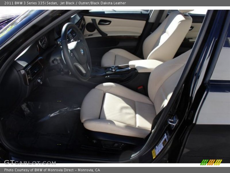 Jet Black / Oyster/Black Dakota Leather 2011 BMW 3 Series 335i Sedan
