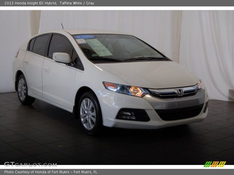 Taffeta White / Gray 2013 Honda Insight EX Hybrid