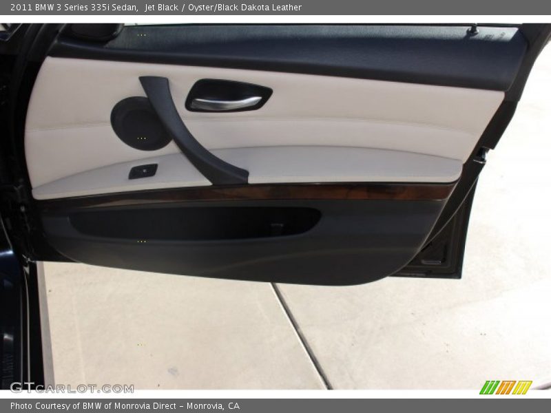 Jet Black / Oyster/Black Dakota Leather 2011 BMW 3 Series 335i Sedan