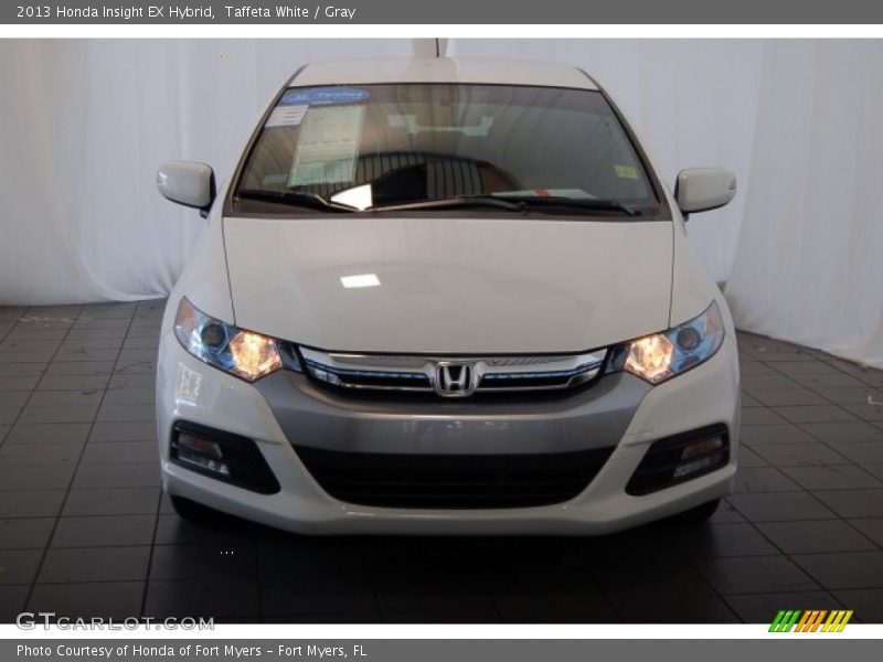 Taffeta White / Gray 2013 Honda Insight EX Hybrid