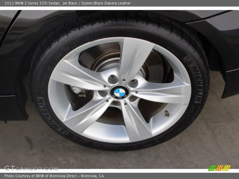 Jet Black / Oyster/Black Dakota Leather 2011 BMW 3 Series 335i Sedan