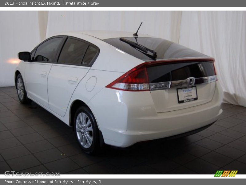 Taffeta White / Gray 2013 Honda Insight EX Hybrid