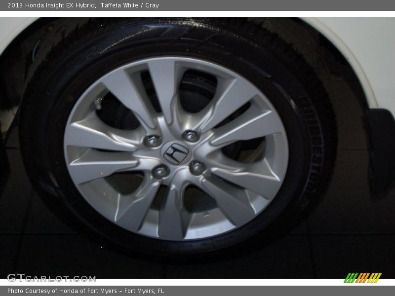 Taffeta White / Gray 2013 Honda Insight EX Hybrid