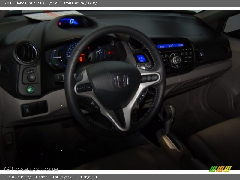 Taffeta White / Gray 2013 Honda Insight EX Hybrid