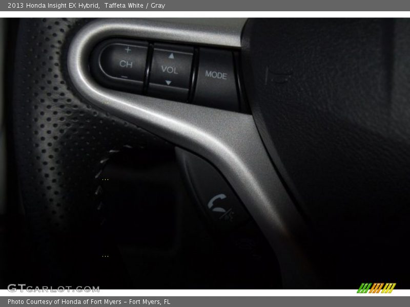 Taffeta White / Gray 2013 Honda Insight EX Hybrid